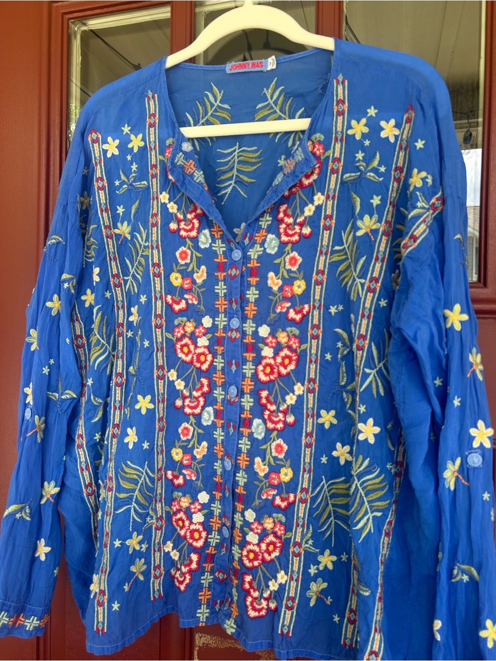 New Johnny Was Garden Blouse, Womens Size Medium - Picture 2 of 6